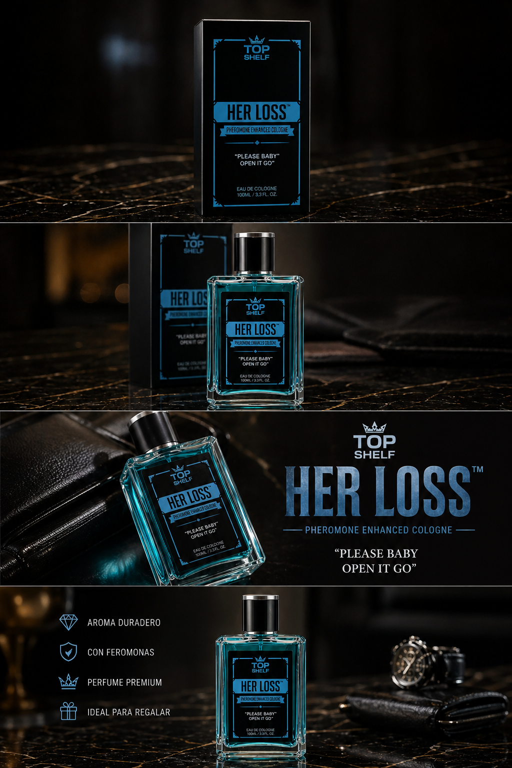 Her Loss – Perfume Masculino Elegante y Seductor | Top Shelf
